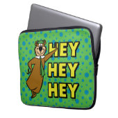 Yogi Bear Hey Hey Hey Laptopschutzhülle (Vorderseite Links)