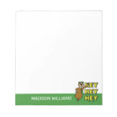 Yogi Bear Hey Hey Hey Notizblock (Vorderseite)