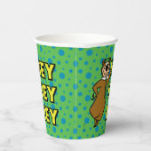 Yogi Bear Hey Hey Hey Pappbecher (Rechts)