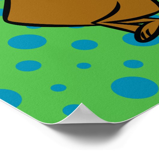 Yogi Bear Hey Hey Hey Poster (Ecke)