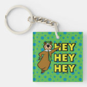 Yogi Bear Hey Hey Hey Schlüsselanhänger (Vorderseite)