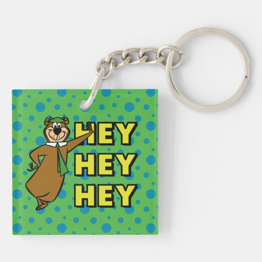 Yogi Bear Hey Hey Hey Schlüsselanhänger (Rückseite)