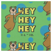 Yogi Bear Hey Hey Hey Stoff (Nahaufnahme)