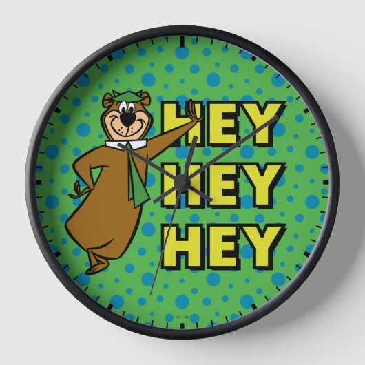 Yogi Bear Hey Hey Hey Uhr (Vorderseite)