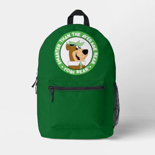 Yogi Bear lächelndes Portrait Bedruckter Rucksack (Vorderseite)