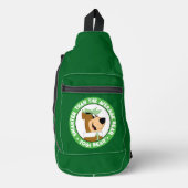 Yogi Bear lächelndes Portrait Crossbody Bag (Vorderseite)
