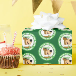 Yogi Bear lächelndes Portrait Geschenkpapier