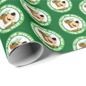 Yogi Bear lächelndes Portrait Geschenkpapier (Rolleneckpunkt)