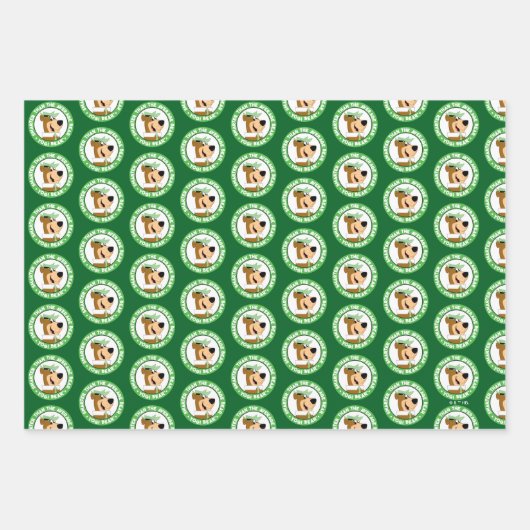 Yogi Bear lächelndes Portrait Geschenkpapier Set (Vorderseite 3)