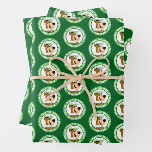 Yogi Bear lächelndes Portrait Geschenkpapier Set (Beispiel)
