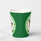 Yogi Bear lächelndes Portrait Pappbecher (Rechts)