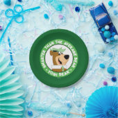 Yogi Bear lächelndes Portrait Pappteller (Party)