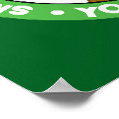 Yogi Bear lächelndes Portrait Poster (Ecke)