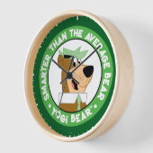 Yogi Bear lächelndes Portrait Uhr (Winkel)