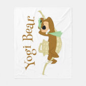 Yogi Bear Picnic Hammock Nickerchen Time Fleecedecke (Vorderseite)