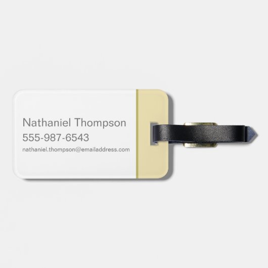 Yogi Bear Picnic Hammock Nickerchen Time Gepäckanhänger (Rückseite horizontal)