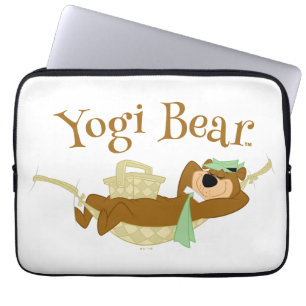 Yogi Bear Picnic Hammock Nickerchen Time Laptopschutzhülle