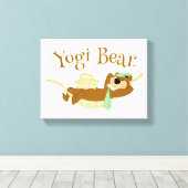 Yogi Bear Picnic Hammock Nickerchen Time Leinwanddruck (Insitu (Holzboden))