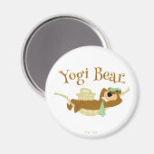 Yogi Bear Picnic Hammock Nickerchen Time Magnet (Vorderseite/Rückseite)