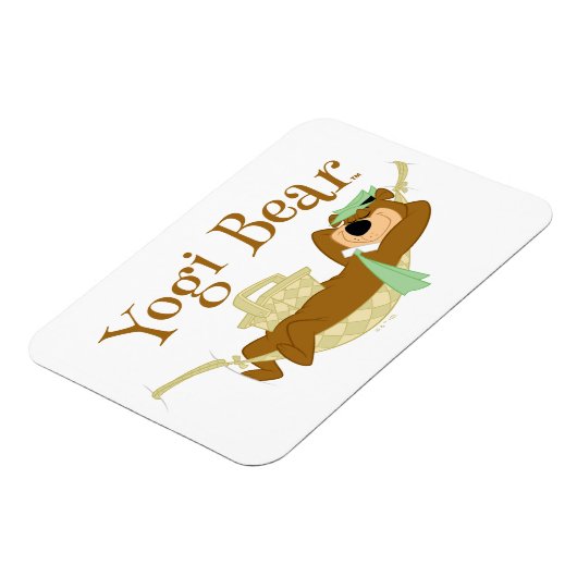 Yogi Bear Picnic Hammock Nickerchen Time Magnet (Linke Seite)
