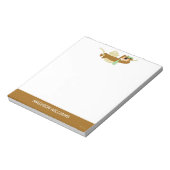 Yogi Bear Picnic Hammock Nickerchen Time Notizblock (Rotiert)