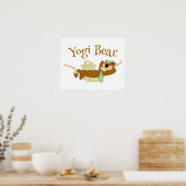 Yogi Bear Picnic Hammock Nickerchen Time Poster (Küche)