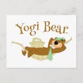 Yogi Bear Picnic Hammock Nickerchen Time Postkarte (Vorderseite)