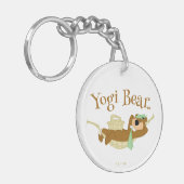 Yogi Bear Picnic Hammock Nickerchen Time Schlüsselanhänger (Vorderseite links)