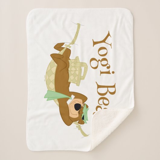 Yogi Bear Picnic Hammock Nickerchen Time Sherpadecke (Vorderseite)