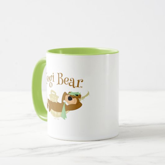 Yogi Bear Picnic Hammock Nickerchen Time Tasse (Vorderseite Links)