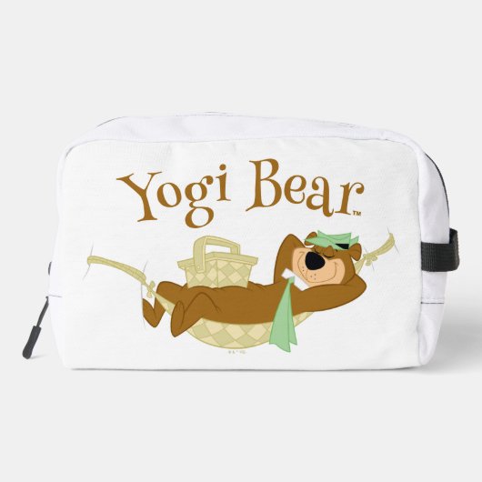 Yogi Bear Picnic Hammock Nickerchen Time Waschbeutel (Rückseite)