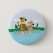 Yogi Bear und Boo Boo Fun Kanuabenteuer Button (Vorderseite)