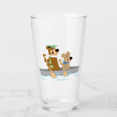 Yogi Bear und Boo Boo Fun Kanuabenteuer Glas (Vorderseite)