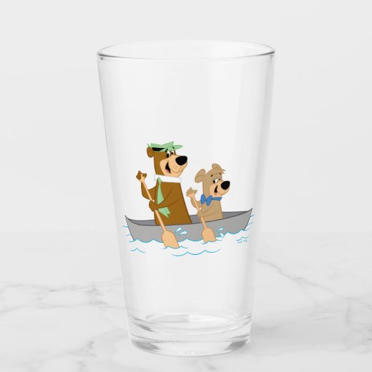 Yogi Bear und Boo Boo Fun Kanuabenteuer Glas (Vorderseite)