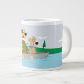 Yogi Bear und Boo Boo Fun Kanuabenteuer Jumbo-Tasse (Vorderseite Rechts)