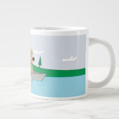 Yogi Bear und Boo Boo Fun Kanuabenteuer Jumbo-Tasse (Rechts)