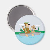 Yogi Bear und Boo Boo Fun Kanuabenteuer Magnet (Vorderseite/Rückseite)