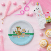 Yogi Bear und Boo Boo Fun Kanuabenteuer Pappteller (Party)