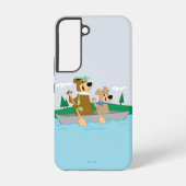 Yogi Bear und Boo Boo Fun Kanuabenteuer Samsung Galaxy Hülle (Rückseite)