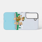 Yogi Bear und Boo Boo Fun Kanuabenteuer Samsung Galaxy Hülle (Rückseite (Horizontal))