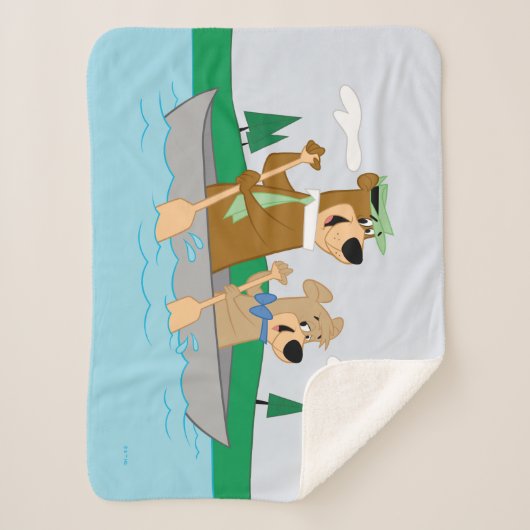 Yogi Bear und Boo Boo Fun Kanuabenteuer Sherpadecke (Vorderseite)
