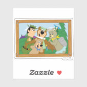 Yogi Bear und Friends Gerahmt Forest Picture Aufkleber (Blatt)