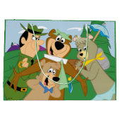 Yogi Bear und Friends Gerahmt Forest Picture Große Geschenktüte (Rückseite)