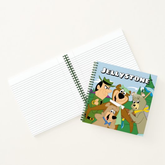 Yogi Bear und Friends Gerahmt Forest Picture Notizblock (Innenseite)