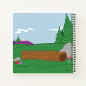 Yogi Bear und Friends Gerahmt Forest Picture Notizblock (Rückseite)