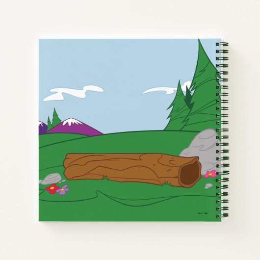 Yogi Bear und Friends Gerahmt Forest Picture Notizblock (Rückseite)