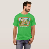 Yogi Bear und Friends Gerahmt Forest Picture T-Shirt (Vorne ganz)