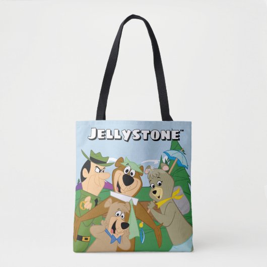 Yogi Bear und Friends Gerahmt Forest Picture Tasche (Vorderseite)