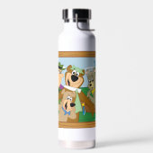 Yogi Bear und Friends Gerahmt Forest Picture Trinkflasche (Links)
