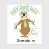 Yogi Bear Willkommen Aufkleber (Blatt)